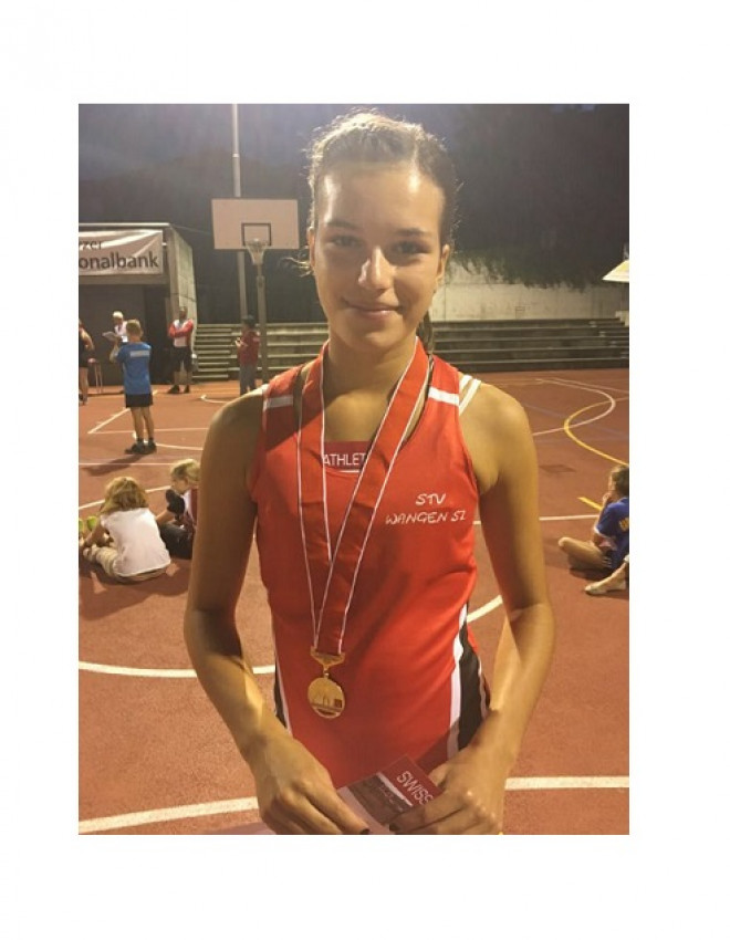 Fabienne Risi gewinnt am Swiss Athletics Sprint Kantonalfinal